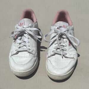 adidas Originals White Pink Women’s Athletic Sneakers Solid 2019 Size 8